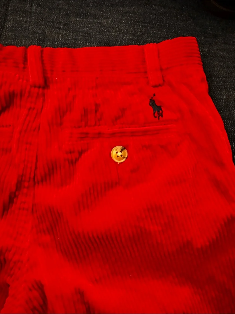 Boys Red Corduroy Pants (size 5)
